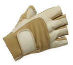 Leather Fingerless Gloves