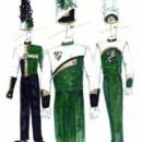 Green-Gold Contemporary Trio